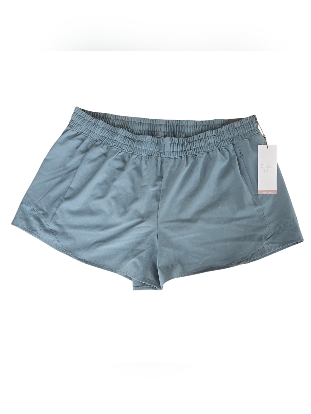 NWT CALIA by Carrie Underwood Women's Puya Green 3" Athletic Shorts Size XL